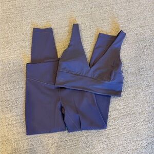 lululemon athletica Deep Purple Leggings Set